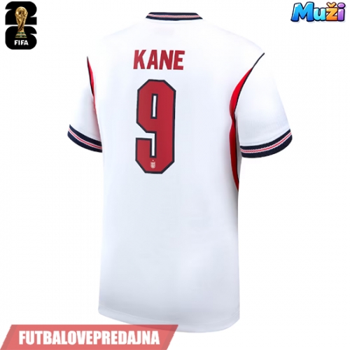 Lacne Muži Futbalové dres Anglicko Harry Kane #9 MS 2026 Krátky Rukáv - Domáci